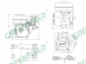 Двигатель GREENFIELD GF 190 F